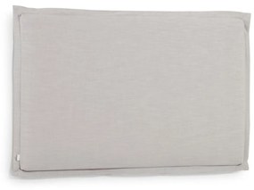 Kave Home - Testiera sfoderabile Tanit in lino grigio per letto da 160 cm