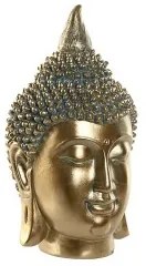 Statua Decorativa Home ESPRIT Dorato Buddha Orientale 16 x 15,5 x 28 cm