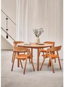 Tavolo da pranzo rotondo pieghevole in rovere naturale ø 120 cm Noor - Hammel Furniture