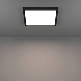 Eglo 901331 - Plafoniera LED per bagno FUEVA LED/13W/230V 29x29 cm IP44 nero