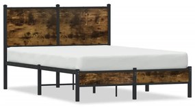 Giroletto Senza Materasso İn Metallo Rovere Fumo 120x190 Cm /
