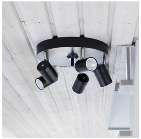 ByRydens 4200730-5002 - Faretto CORRECT 5xGU10/7W/230V nero