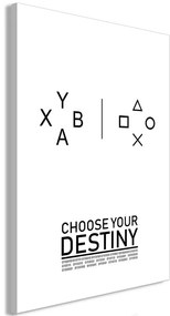 Quadro Choose Your Destiny (1 Part) Vertical  Colore bianco e nero, Dimensioni e Misure 60x90