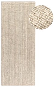 Passatoia color crema in iuta 80x200 cm Bouclé – Hanse Home