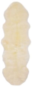 Tappeto İn Pelle Di Montone 60x180 Cm Bianco /