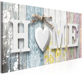 Quadro  Smell of Home (1 Part) Colourful Wide  Colore colorful, Dimensioni e Misure 100x45