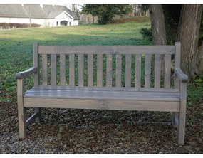 Panchina da giardino in legno grigio London - Rojaplast