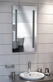 Specchio bagno rettangolare 50x90cm a led KAM-1392 - KAMALU