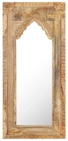 Specchio 50x3x110 Cm İn Legno Massello Di Mango /