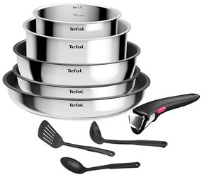 Tefal - Set di pentole 9 pezzi INGENIO COOK in acciaio inox