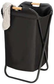 Cestino pieghevole nero per la biancheria Loft - Wenko