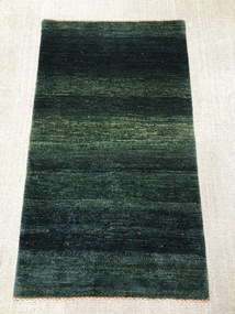 Loribaft Tappeto 90 x 150 Verde (Iran) Annodato A Mano