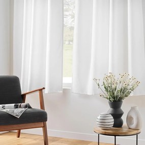 Tenda termoisolante bianca in microfibra 135x180 cm Micropolar – douceur d'intérieur