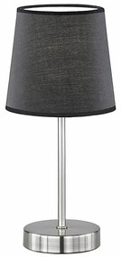 Wofi 8324.01.10.0000 - Lampada da tavolo CESENA 1xE14/42W/230V nero