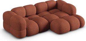Divano angolare color mattone (con penisola a destra/con chaise lounge) Loretto – Cosmopolitan Design