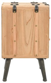 Comodino in legno massello di abete 50x35x57 cm