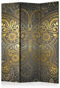 Paravento  Golden Butterfly [Room Dividers]  Colore Giallo, Dimensioni e Misure 135x172