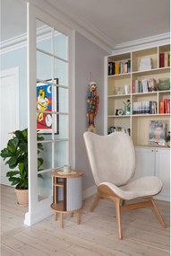 Tavolo rotondo in rovere ø 38 cm Audacious - UMAGE