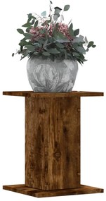 Supporti Per Piante 2 Pz Rovere Fumo 30x30x40 Cm İn Truciolato /
