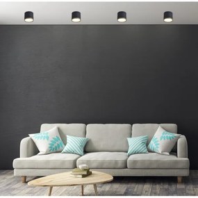 Faretto LED TUBA LED/9W/230V nero/oro