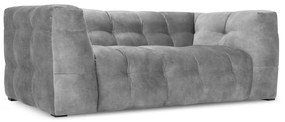 Divano in velluto grigio , 208 cm Vesta - Windsor &amp; Co Sofas