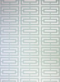 Osborne & Little Carta da parati Kikko Trellis - Aqua