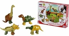 Set di Costruzioni Klein Magnet Dino Puzzle Multicolore