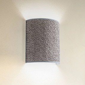 Euluna Applique Boucle in tessuto, grigio