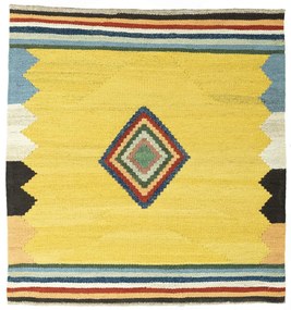 Kilim Tappeto 100 x 100 (Iran) Tessuto A Mano