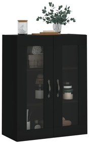 Mobile a parete nero 69,5x34,90 cm in legno multistrato