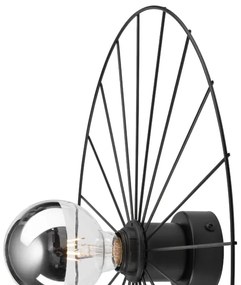 Applique MONTANA 1xE27/15W/230V diametro 45 cm nero