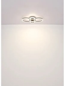 Globo 48039-40 - Lampada LED da soffitto LORETTA LED/40W/230V Ø35,5x53 cm nera