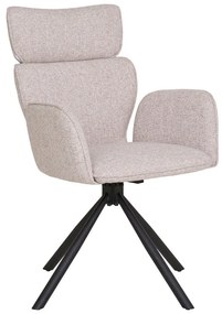 Set di sedie da pranzo beige in imbottito con braccioli 2 pz Cordoba – House Nordic