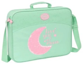 Borsa per la scuola BlackFit8 Moon Verde 38 x 28 x 6 cm