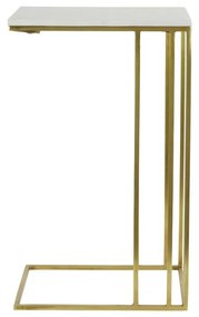 Tavolino con piano in marmo 31x41 cm Roshan - Light &amp; Living