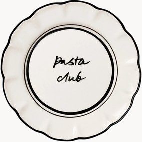 Piatto da colazione dipinto a mano Bistro