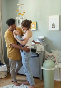 Cestino in plastica verde per pannolini 25 l Whale - Kindsgut