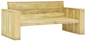 Panchina da Giardino 179 cm in Legno di Pino Impregnato