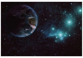 Carta da parati – Spazio e globo terrestre
