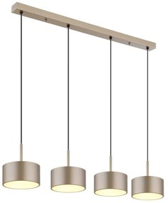 Globo 56964-4H - Lampadario sospeso su cavo RAYMOND LED/40W/230V 3000K ottone