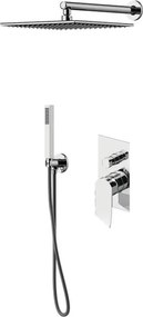 Kit incasso doccia Soffio a 2 vie cromo