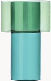 Vaso in vetro fatto a mano Boreale, alt. 21 cm