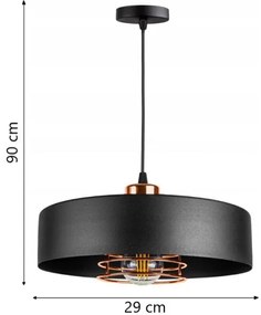 Lampadario a sospensione con filo VEST 1xE27/60W/230V