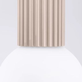 Sollux SL.1743 - Plafoniera da bagno HALO 1xG9/8W/230V IP44 beige