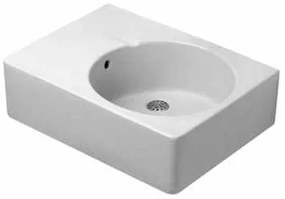 Lavabo universale destro 615x46 monoforo con troppopieno Bianco Scola 0685600011 Duravit