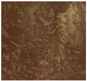 KEK Amsterdam Carta da parati panoramica Tropical Landscapes Gold 3 - L