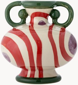 Vaso decorativo in gres dipinto a mano Betiva, alt. 26 cm