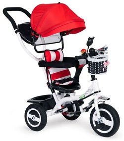 Triciclo, passeggino rosso ECOTOYS