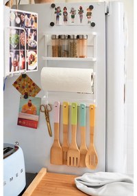 Grande cremagliera magnetica bianca da cucina Tower - YAMAZAKI