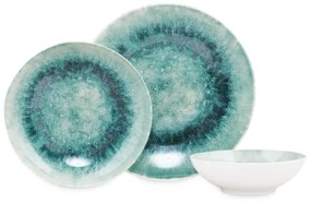 Set da tavola 18 pezzi blu in porcellana